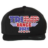 Trump Vance 2024 Wool Snapback Cap