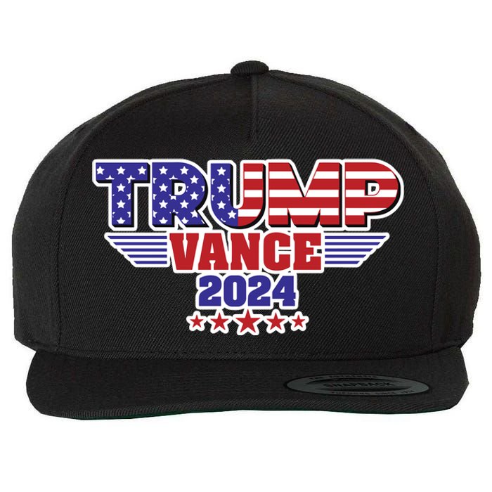 Trump Vance 2024 Wool Snapback Cap