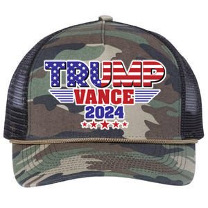 Trump Vance 2024 Retro Rope Trucker Hat Cap