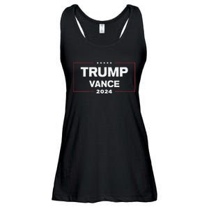 Trump Vance 2024 For President Vp Election Campaign Pocket Ladies Essential Flowy Tank