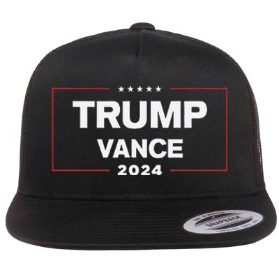 Trump Vance 2024 For President Vp Election Campaign Pocket Flat Bill Trucker Hat