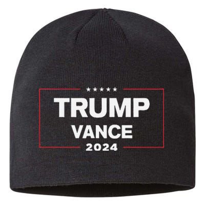 Trump Vance 2024 For President Vp Election Campaign Pocket Sustainable Beanie