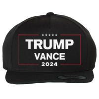 Trump Vance 2024 For President Vp Election Campaign Pocket Wool Snapback Cap