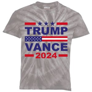 Trump Vance 2024 For President Vp Usa Election Patriotic Kids Tie-Dye T-Shirt