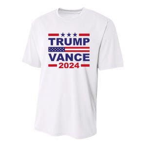 Trump Vance 2024 For President Vp Usa Election Patriotic Youth Performance Sprint T-Shirt