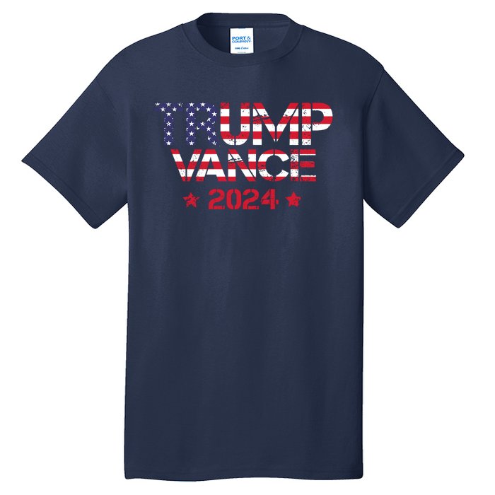 Trump Vance 2024 Vintage Patriotic Tall T-Shirt