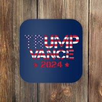 Trump Vance 2024 Vintage Patriotic Coaster