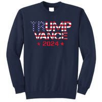 Trump Vance 2024 Vintage Patriotic Tall Sweatshirt