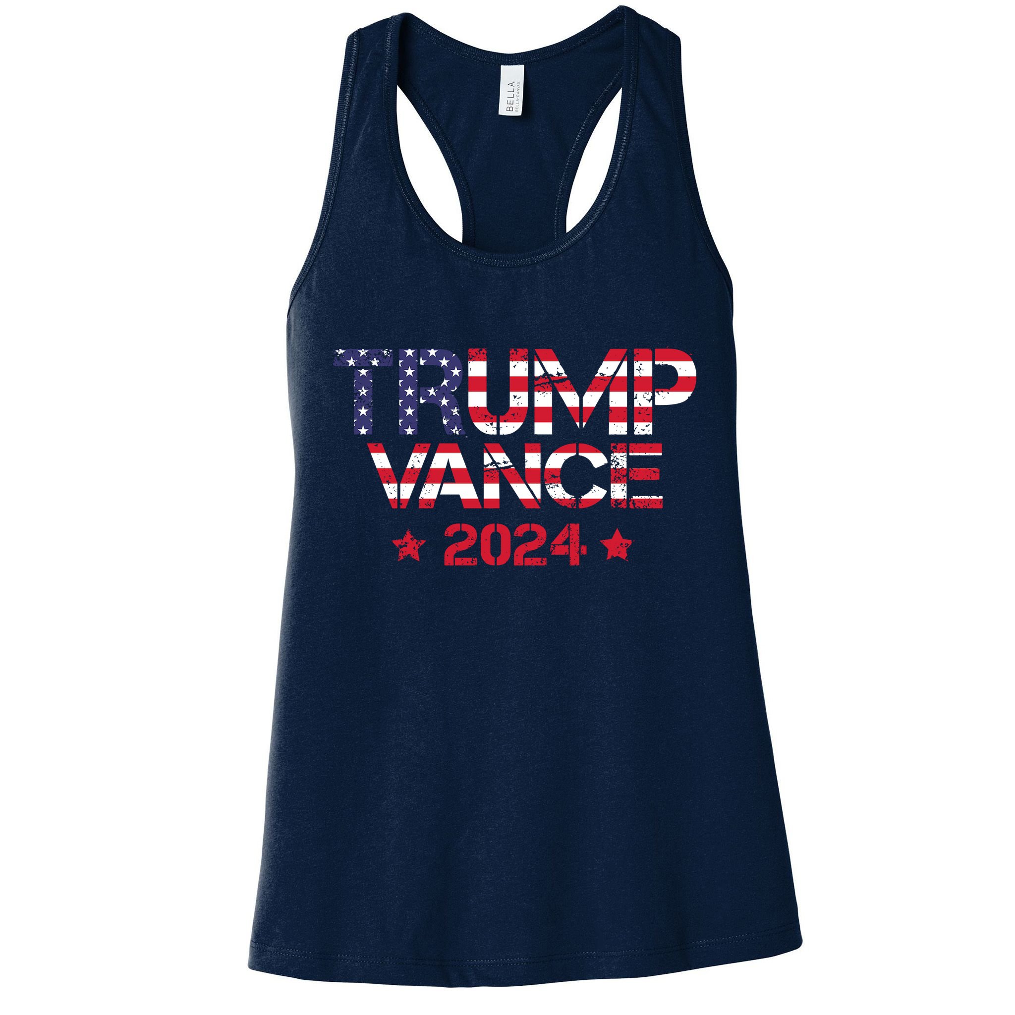 Trump Vance 2024 Vintage Patriotic Womens Tank Top