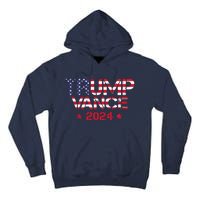 Trump Vance 2024 Vintage Patriotic Tall Hoodie