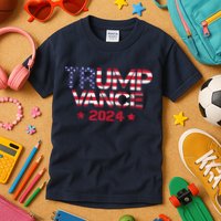 Trump Vance 2024 Vintage Patriotic Kids T-Shirt