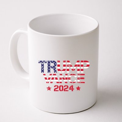 Trump Vance 2024 Vintage Patriotic Coffee Mug