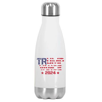 Trump Vance 2024 Vintage Patriotic Stainless Steel Insulated Water Bottle