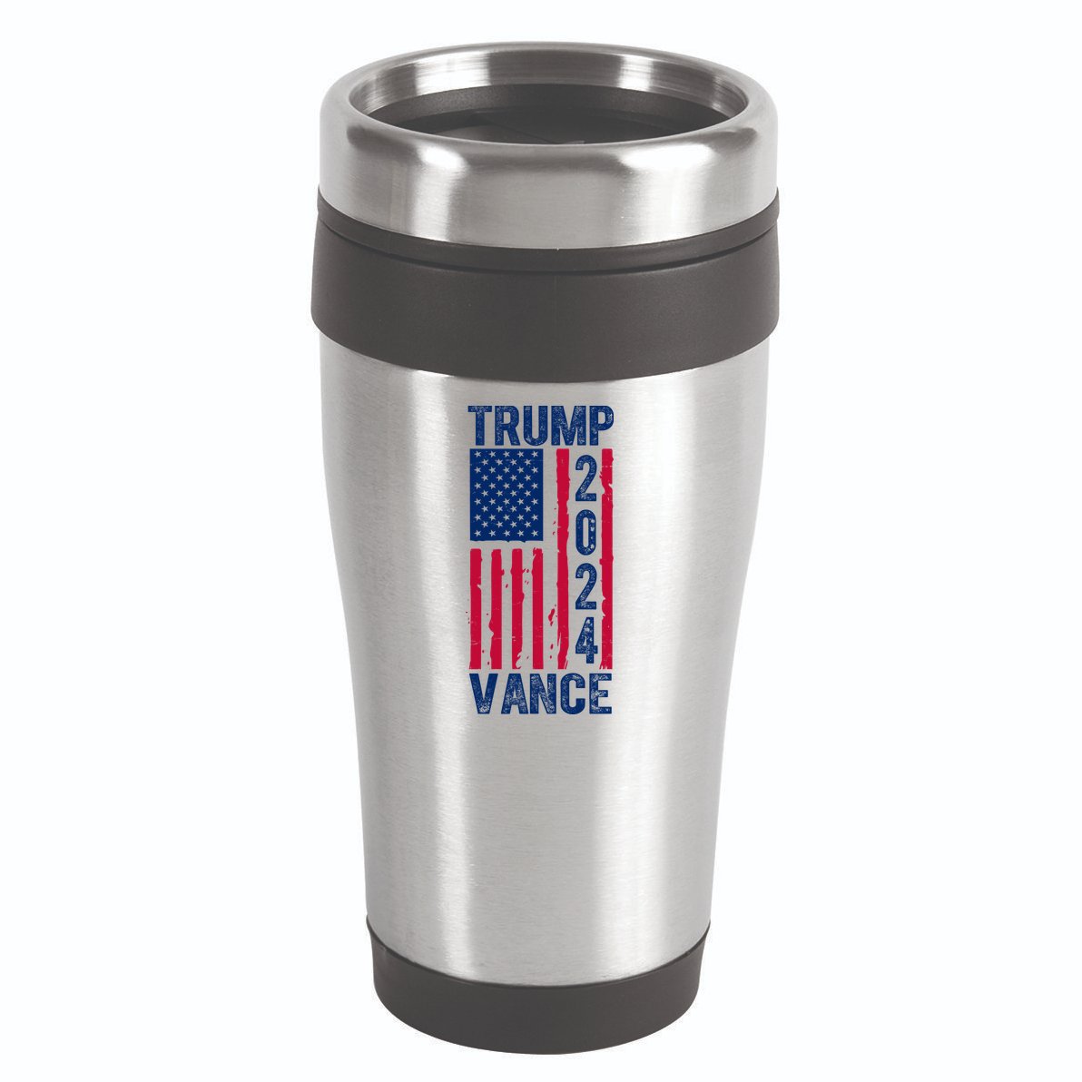 Trump Vance 2024 Election American Flag 16oz Travel Tumbler