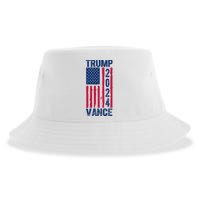 Trump Vance 2024 Election American Flag Sustainable Bucket Hat