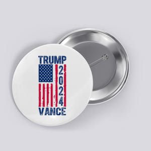 Trump Vance 2024 Election American Flag Button