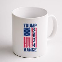 Trump Vance 2024 Election American Flag Coffee Mug