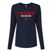 Trump Vance 2024 Take America Back Usa Presidential Election Womens Cotton Relaxed Long Sleeve T-Shirt