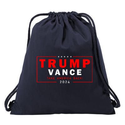 Trump Vance 2024 Take America Back Usa Presidential Election Drawstring Bag