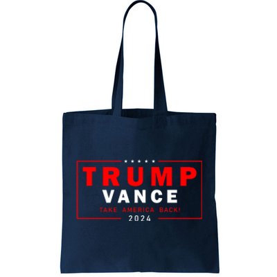 Trump Vance 2024 Take America Back Usa Presidential Election Tote Bag