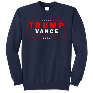 Trump Vance 2024 Take America Back Usa Presidential Election Tall Sweatshirt