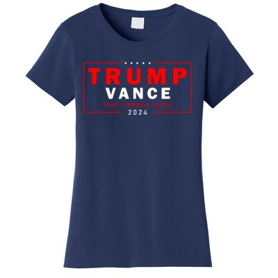 Trump Vance 2024 Take America Back Usa Presidential Election Women's T-Shirt