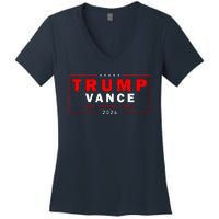 Trump Vance 2024 Take America Back Usa Presidential Election Women's V-Neck T-Shirt