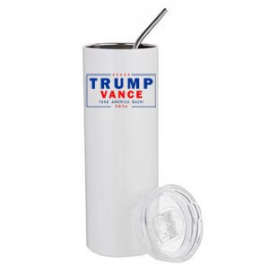 Trump Vance 2024 Take America Back Usa Presidential Election Stainless Steel Tumbler