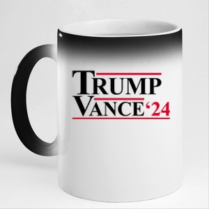 Trump Vance 2024 Election 11oz Black Color Changing Mug