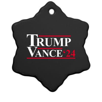 Trump Vance 2024 Election Ceramic Star Ornament