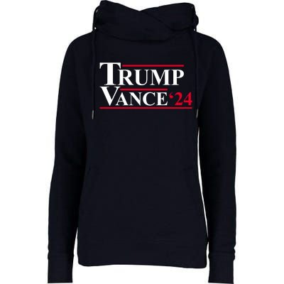 Trump Vance 2024 Election Womens Funnel Neck Pullover Hood