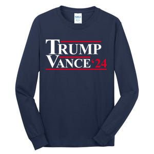 Trump Vance 2024 Election Tall Long Sleeve T-Shirt