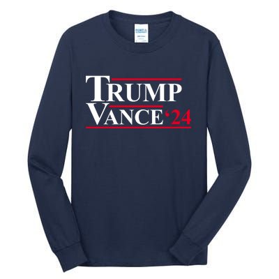 Trump Vance 2024 Election Tall Long Sleeve T-Shirt