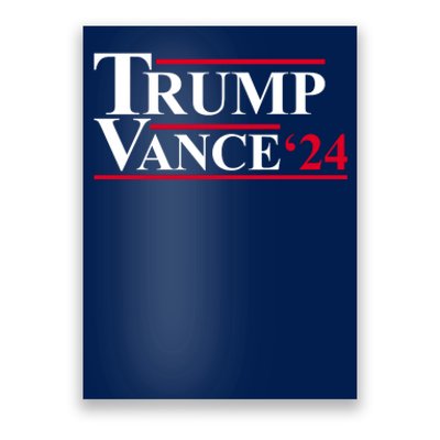 Trump Vance 2024 Election Poster