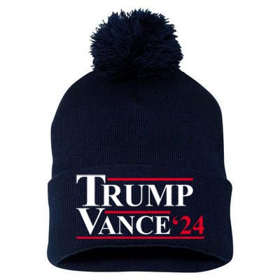 Trump Vance 2024 Election Pom Pom 12in Knit Beanie