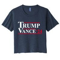Trump Vance 2024 Election Women's Crop Top Tee