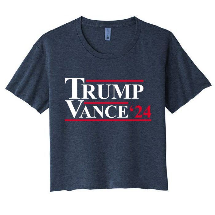 Trump Vance 2024 Election Women's Crop Top Tee