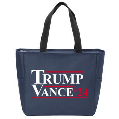 Trump Vance 2024 Election Zip Tote Bag