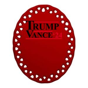 Trump Vance 2024 Election Ceramic Oval Ornament