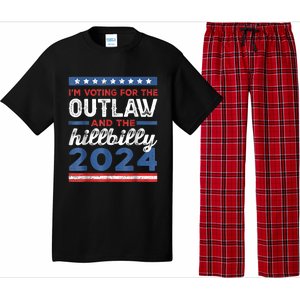 Trump Vance 2024 Donald Trump J.D. Vance Outlaw Hillbilly Pajama Set