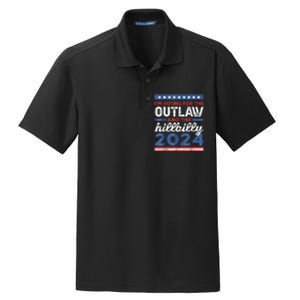 Trump Vance 2024 Donald Trump J.D. Vance Outlaw Hillbilly Dry Zone Grid Polo