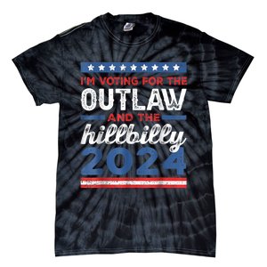 Trump Vance 2024 Donald Trump J.D. Vance Outlaw Hillbilly Tie-Dye T-Shirt