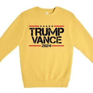 Trump Vance 2024 Election Vice President Premium Crewneck Sweatshirt