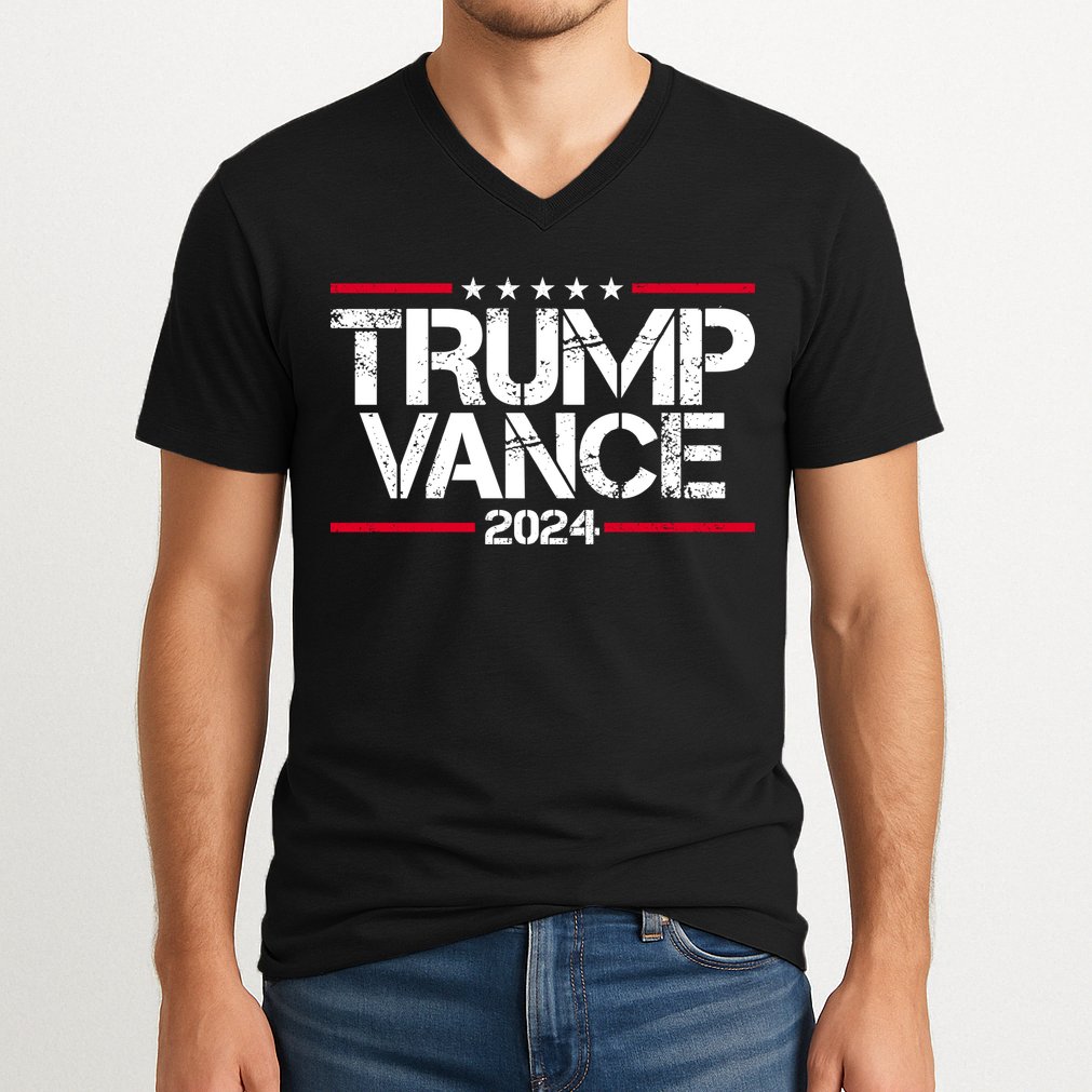Trump Vance 2024 Election Vice President V-Neck T-Shirt