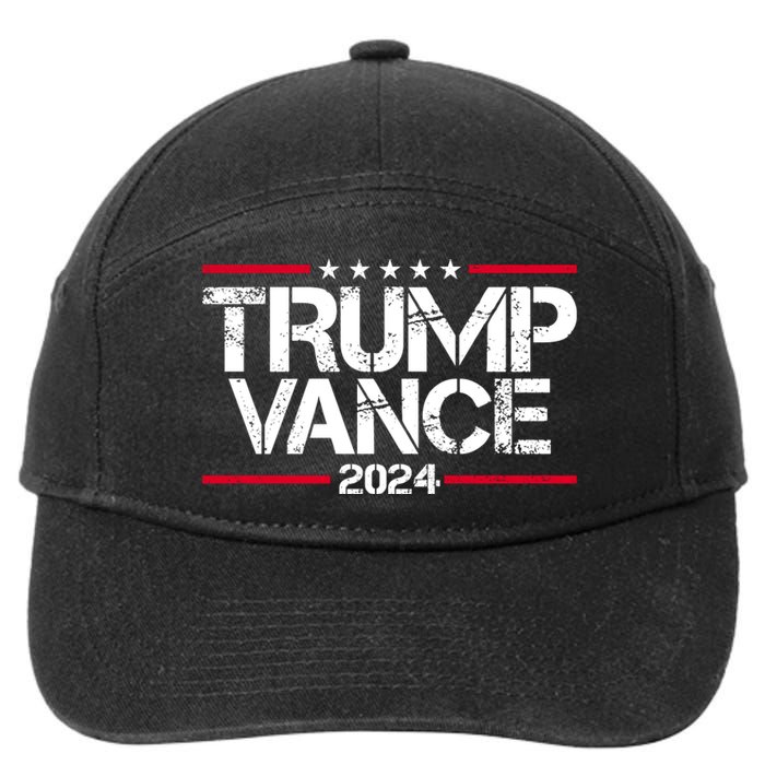 Trump Vance 2024 Election Vice President 7-Panel Snapback Hat