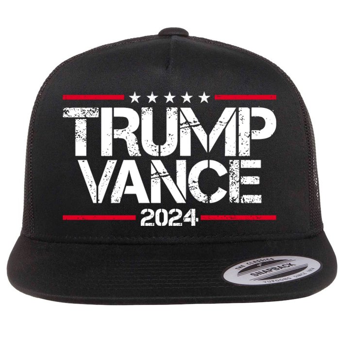 Trump Vance 2024 Election Vice President Flat Bill Trucker Hat