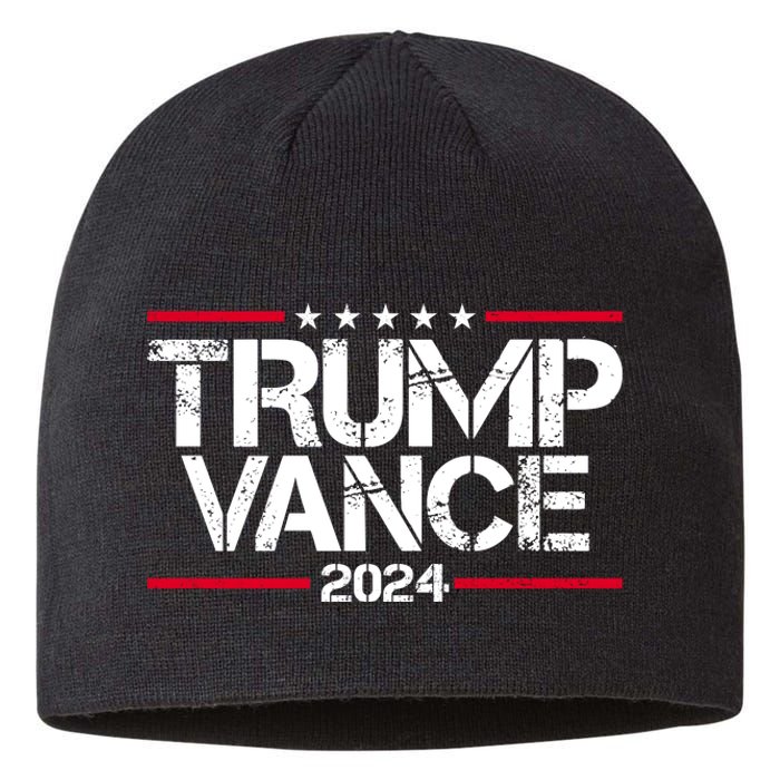 Trump Vance 2024 Election Vice President Sustainable Beanie