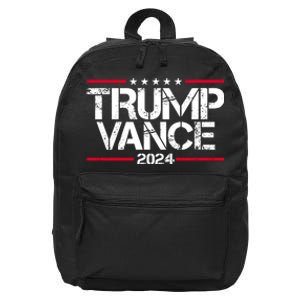 Trump Vance 2024 Election Vice President 16 in Basic Backpack