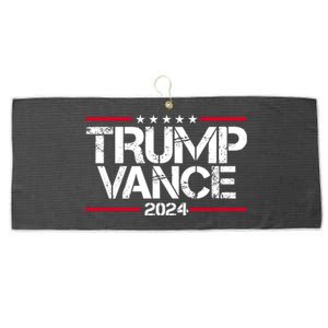 Trump Vance 2024 Election Vice President Large Microfiber Waffle Golf Towel