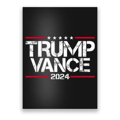 Trump Vance 2024 Election Vice President Poster